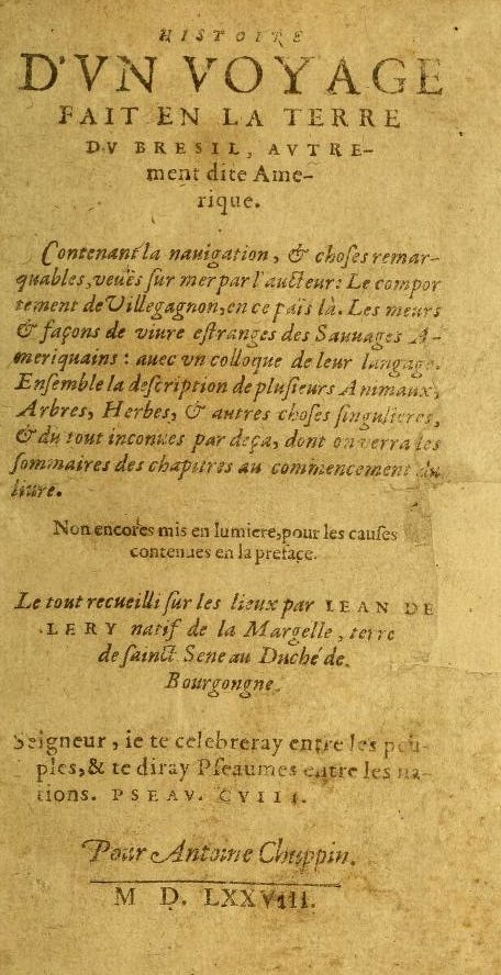Jean de Lery Histoire d'un voyage 1578 tp.jpg
