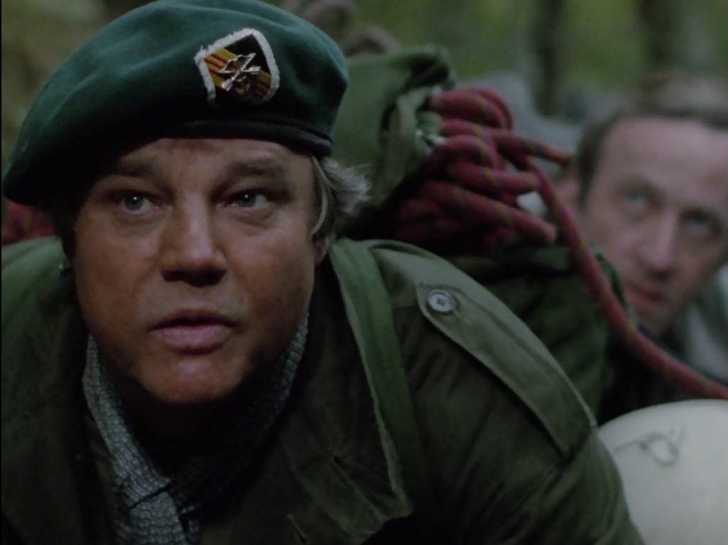 Joe Don Baker and Bob Peck in the 1985 BBC thriller series Edge of Darkness.