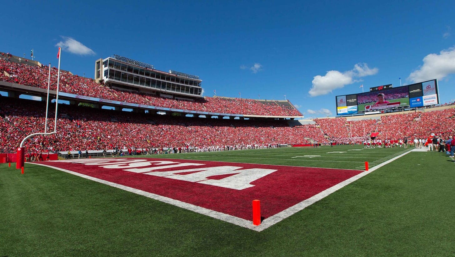 Camp Randall Stadium, home of the Wisconsin Badgers football team