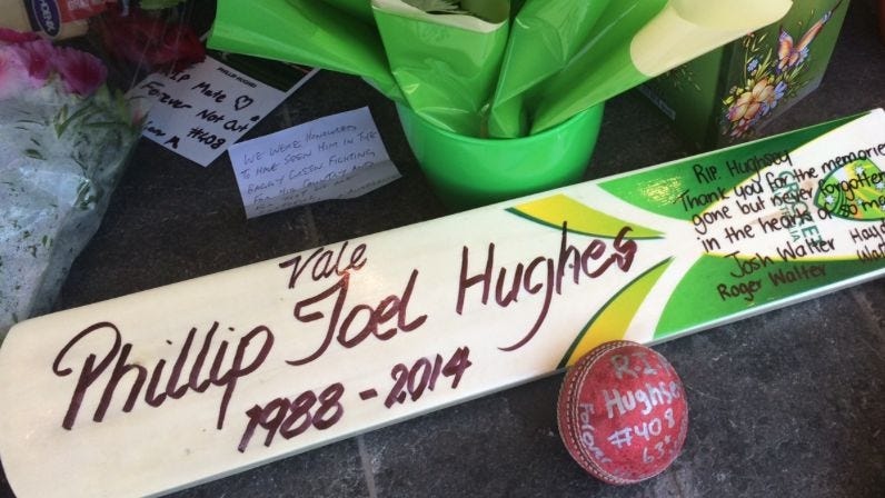 PutOutYourBats: Cricket fans around the world put out their bats to pay  tribute to Phillip Hughes - ABC News