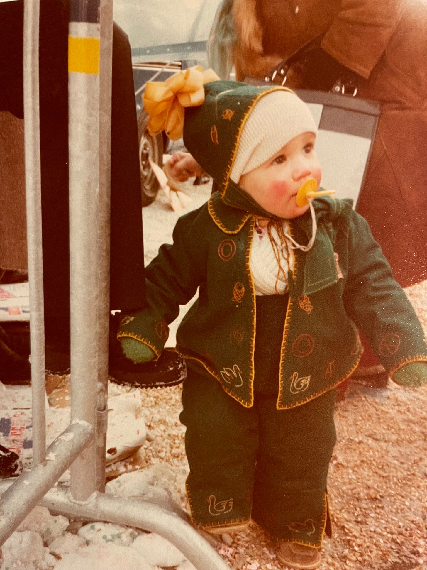 Toddler at Fasnacht 1985