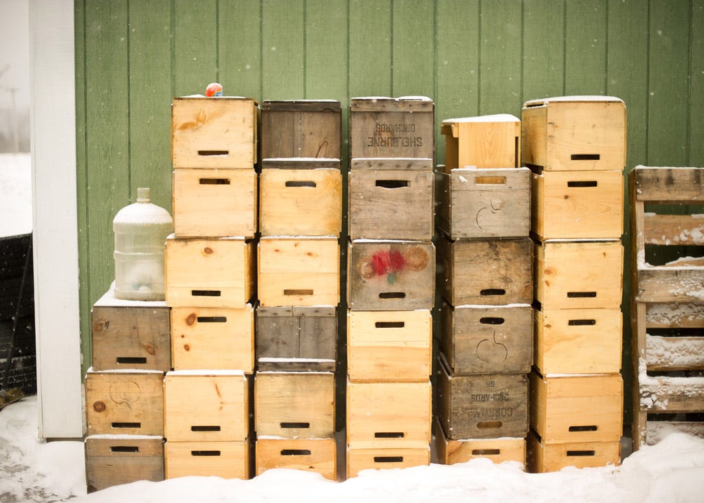 Apple crates