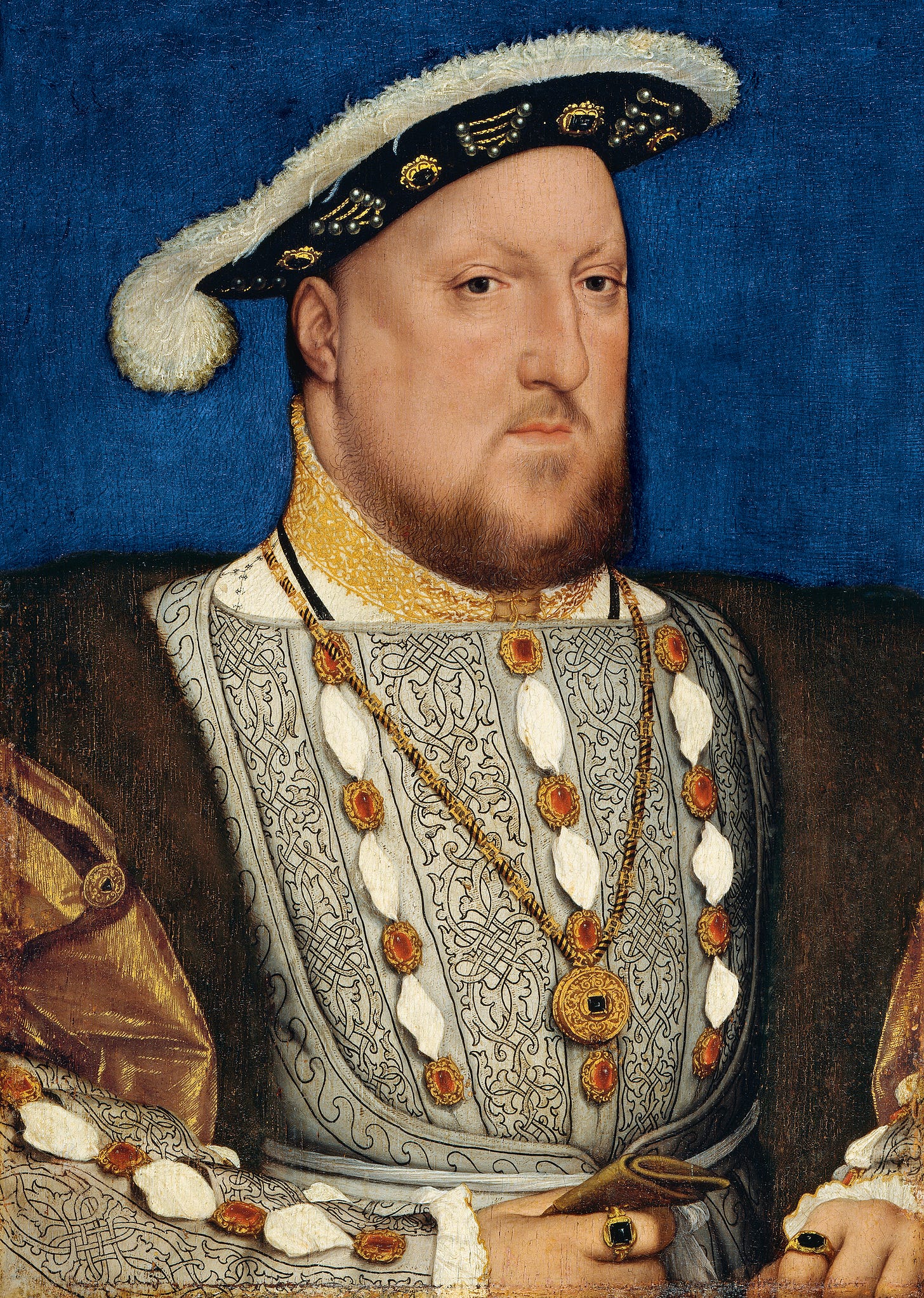 Portrait of Henry VIII of England - Holbein, Hans el Joven. Museo Nacional  Thyssen-Bornemisza