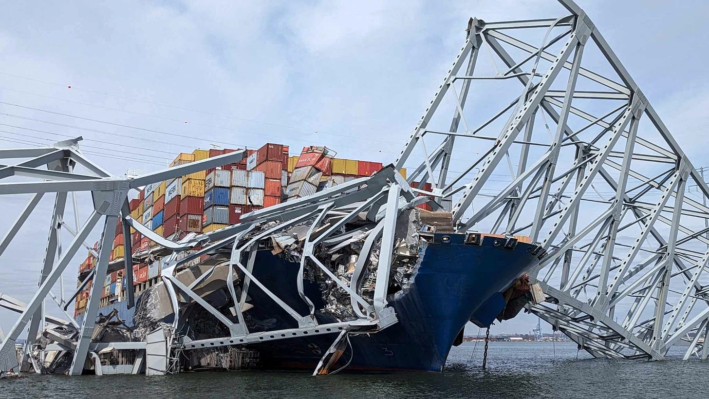 Freighter pilot called for tugboat help before plowing into Baltimore bridge  | Reuters