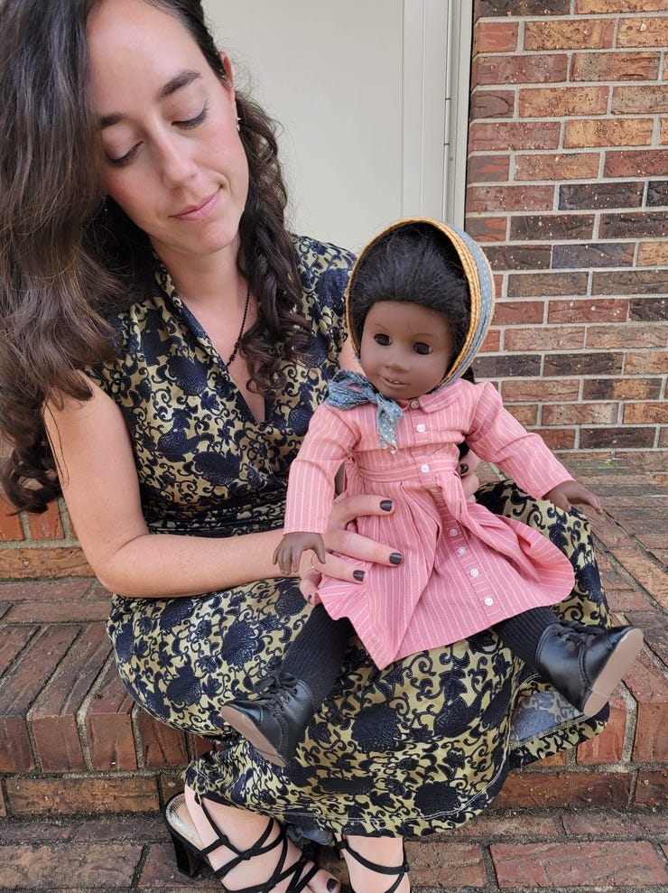 She's an old doll now, but just as dear.