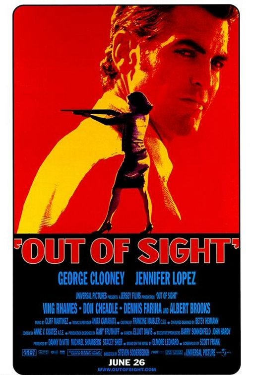 One-sheet for OUT OF SIGHT