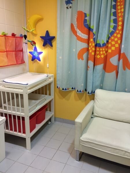 Ikea changing and nursing room 2