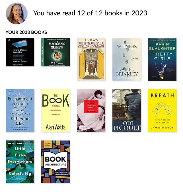 2023 Goodreads Challenge books