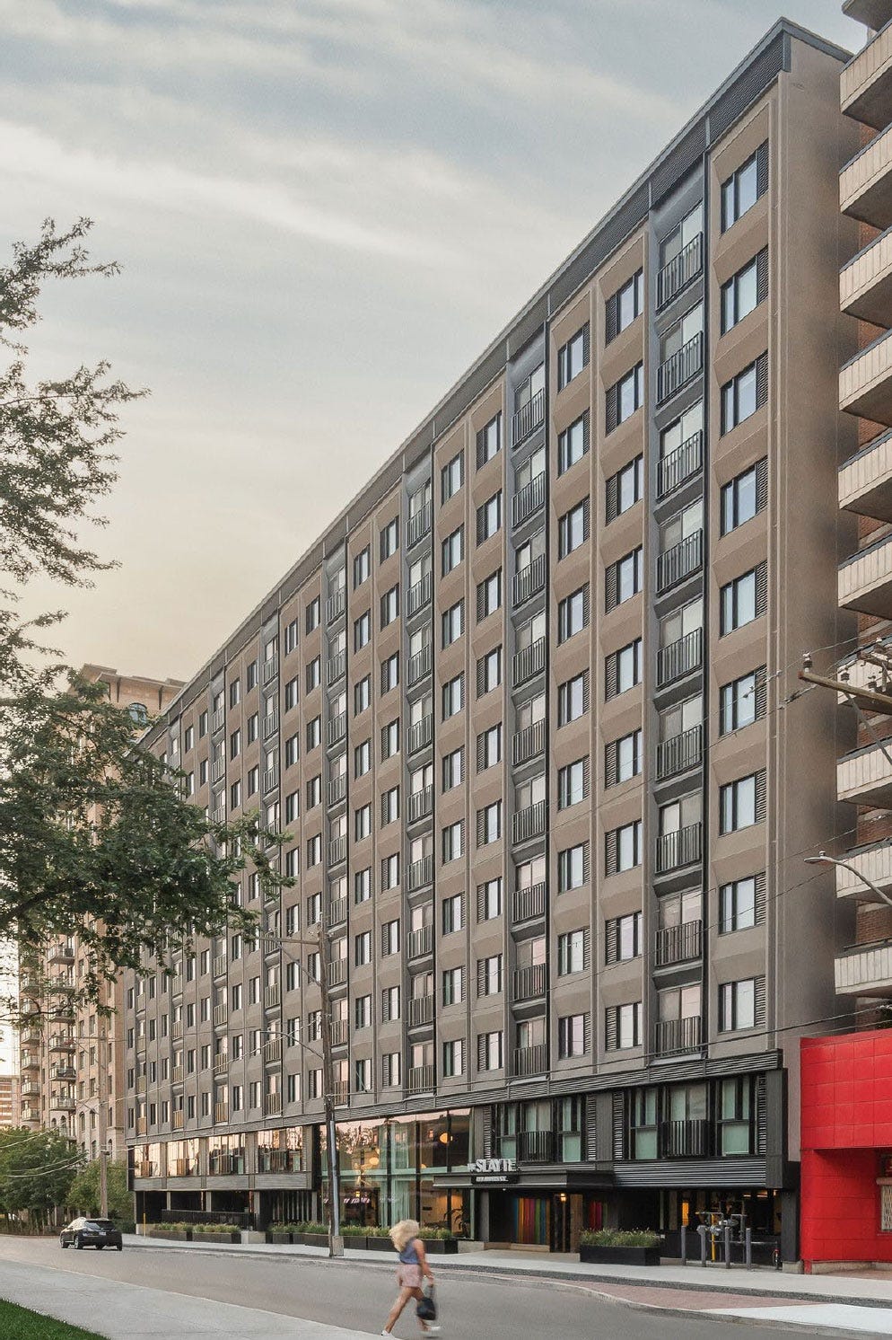 Photo of a recent office-to-residential conversion at 473 Albert. 158 housing units created, replacing 122,050 square feet of office space.