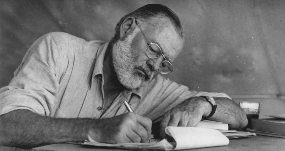 Trigger warning : Ernest Hemingway devenu peu recommandable
