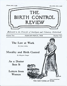 Cover einer Ausgabe der Birth Control Review