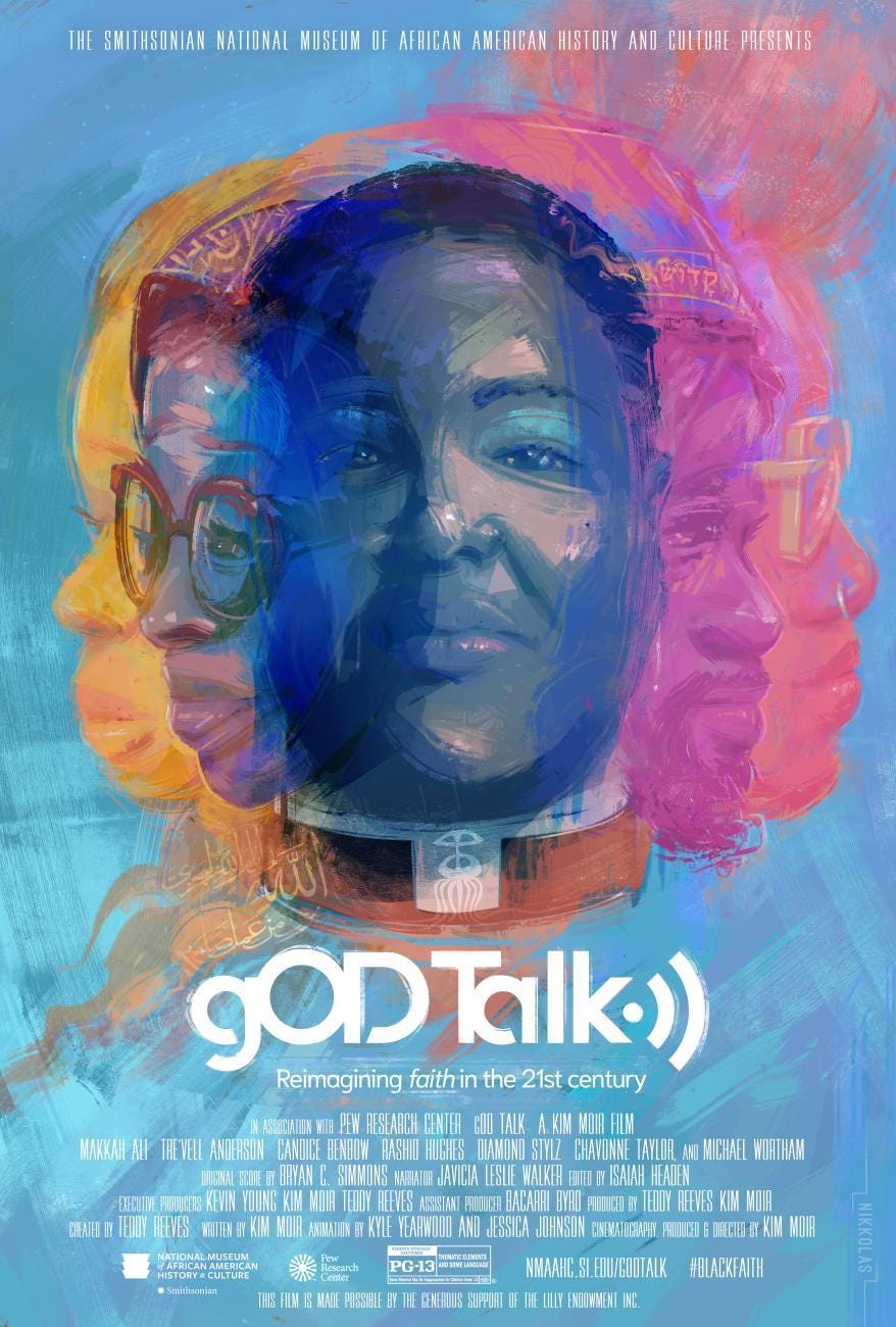 _GodTalk poster Blue