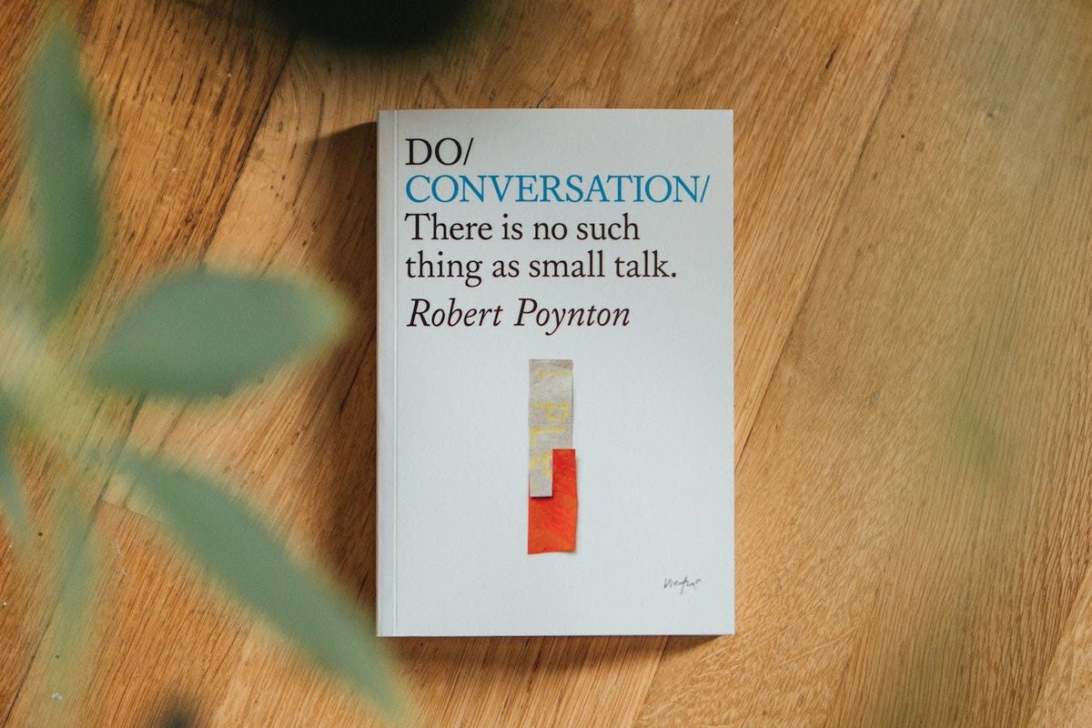 Book There is no such thing as small talk
