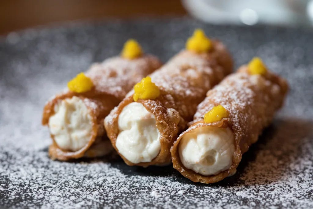 ricotta in cannoli