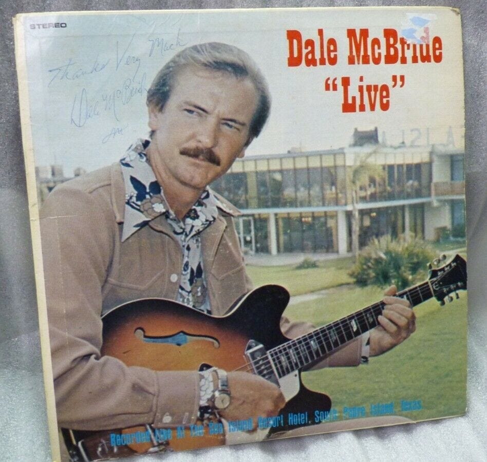 Dale McBride "live" signed autographed  -  VINYL record 33 rpm LP !! - Picture 1 of 4
