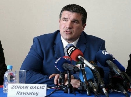 Zoran Galic en conférence de presse