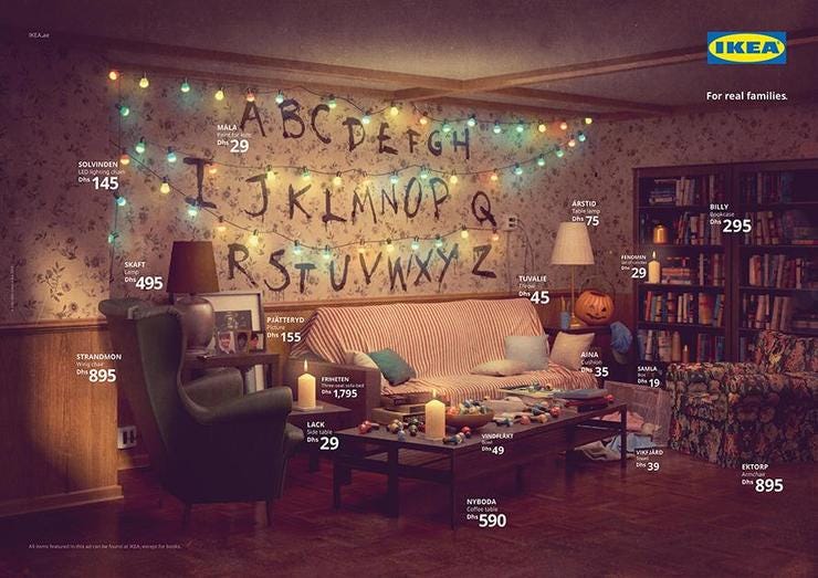 Der IKEA Stranger Things Living Room