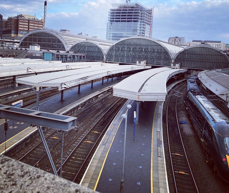 Paddington station, clearly bursting at the seams