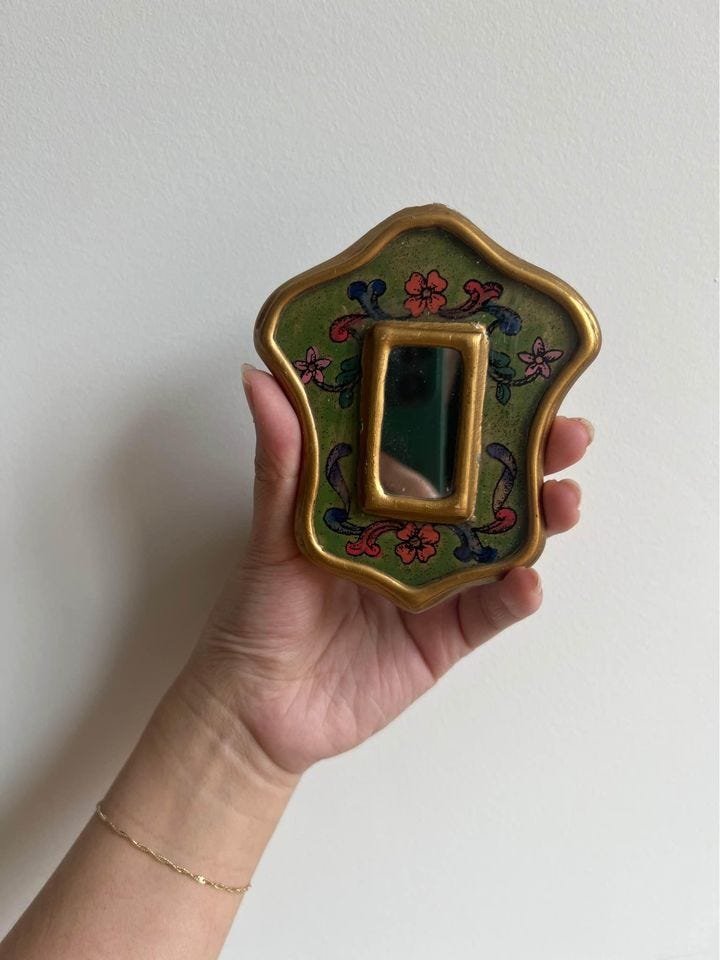 Product photo of Antique Miniature Wall Mirror