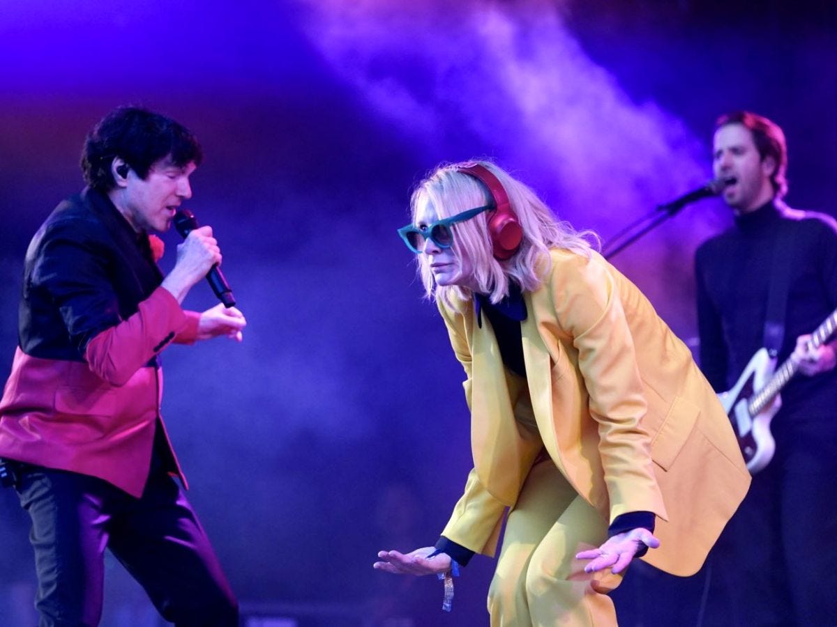 Glastonbury 2023: Cate Blanchett performs with Sparks