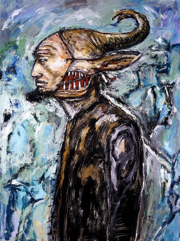 Every Monster Wears a Mask by Clive Barker | Art inspiration, Painting,  Artwork