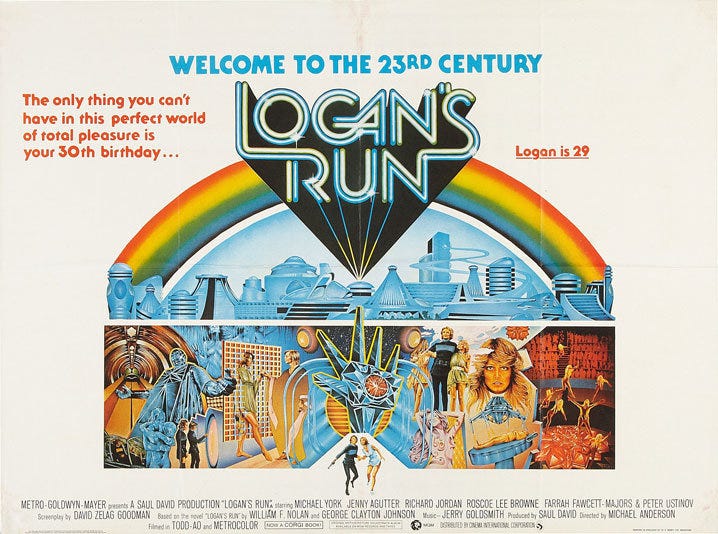 Movie Poster of the Week: "Logan's Run" on Notebook | MUBI