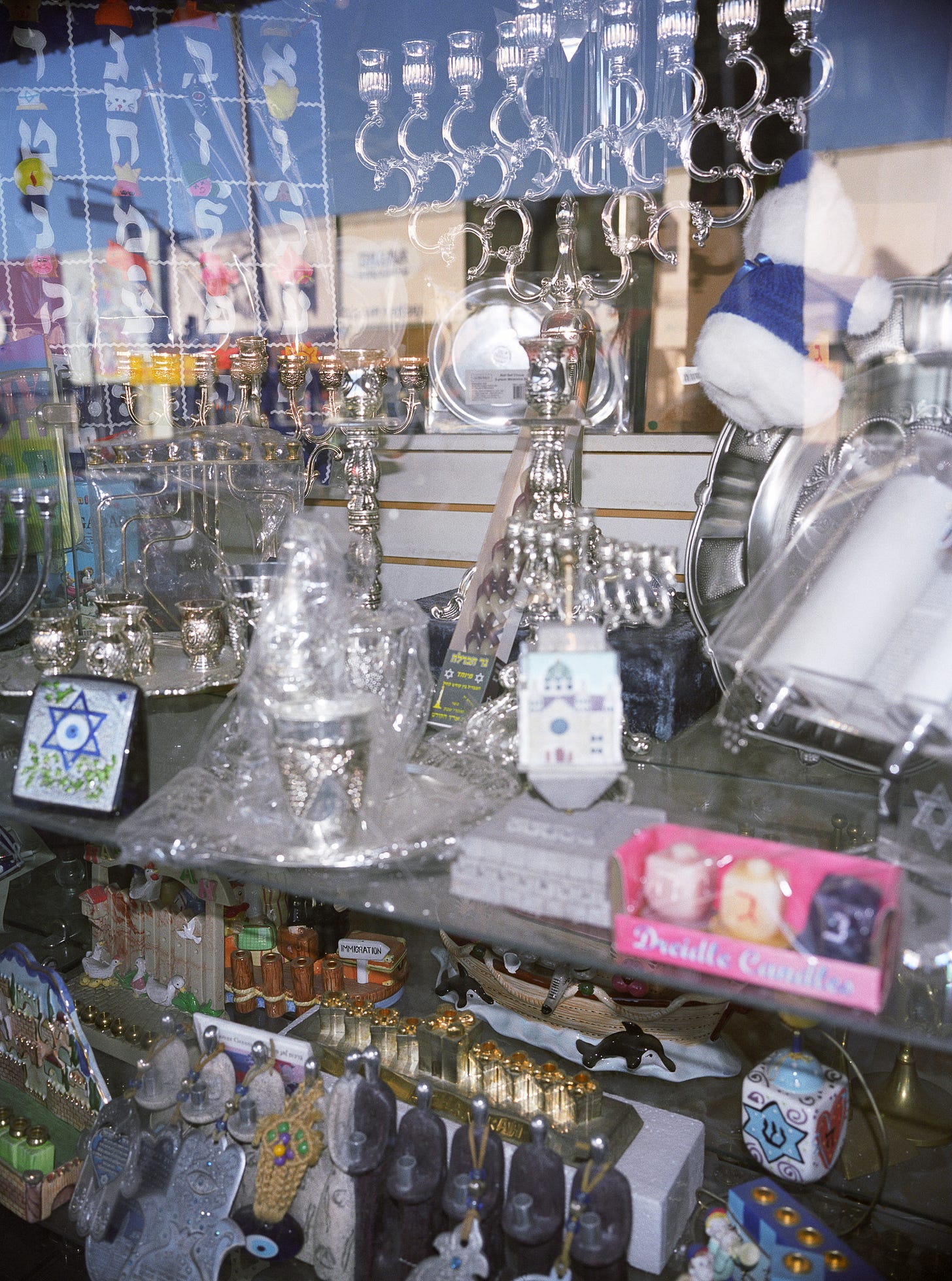 Photo of antiques store window, Fairfax District, Los Angeles