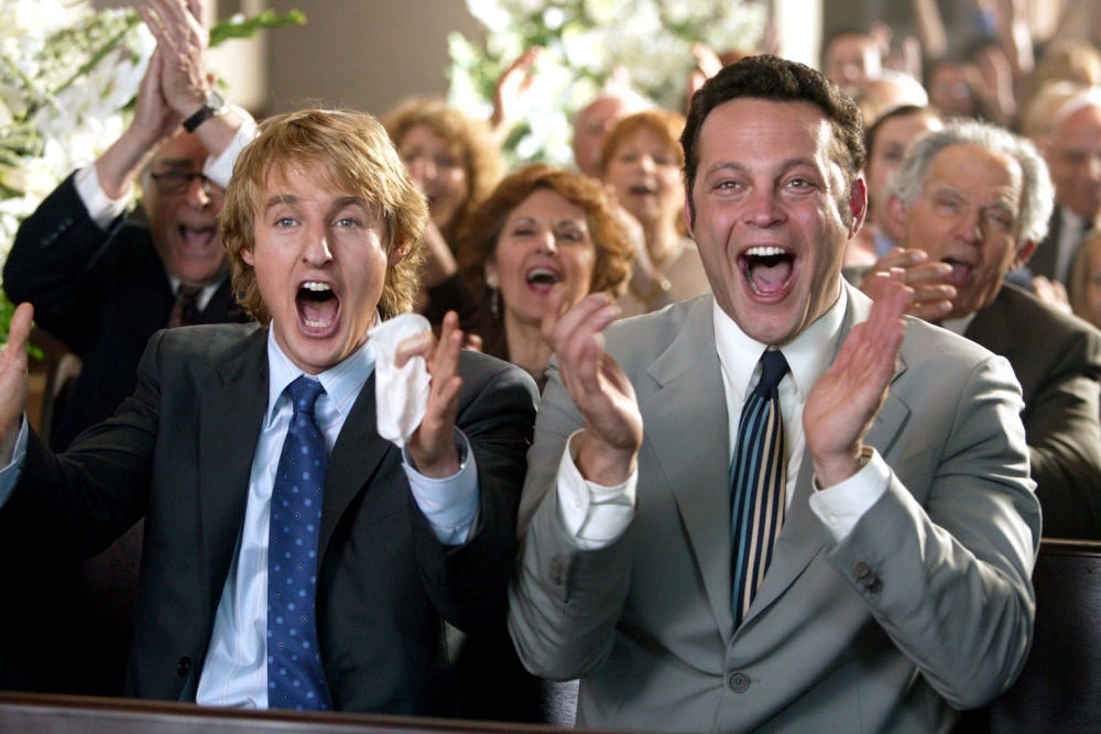 Owen Wilson and Vince Vaughn in Wedding Crashers