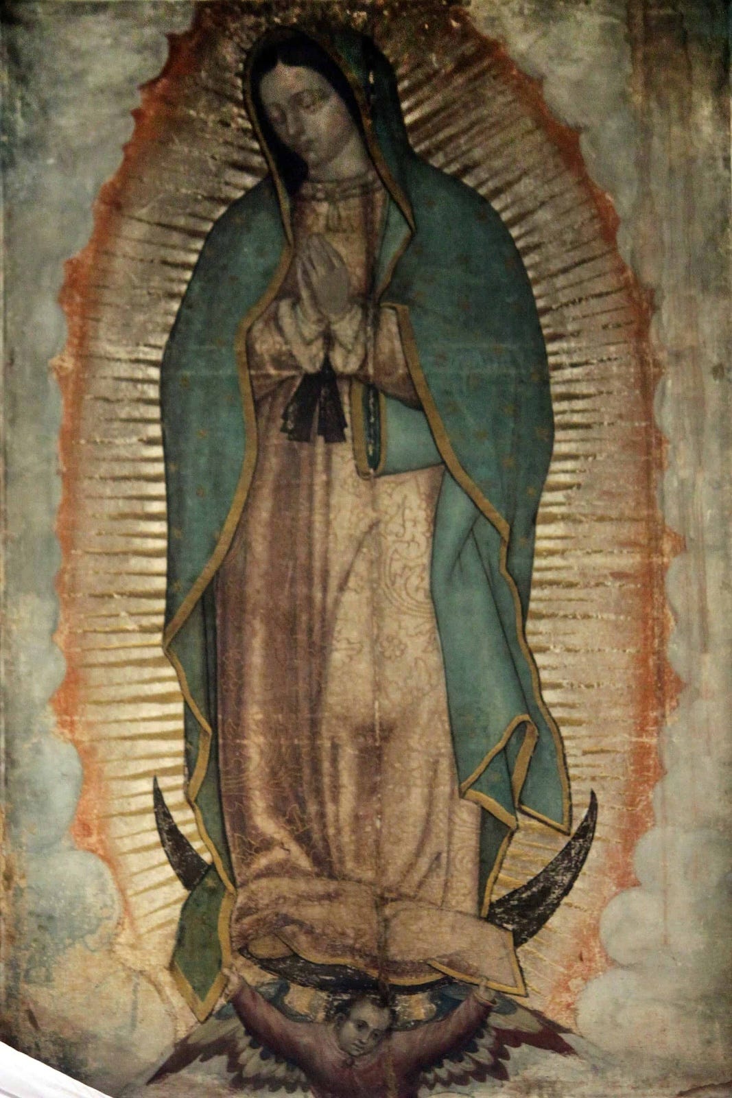Photograph of the image of Our Lady of Guadalupe