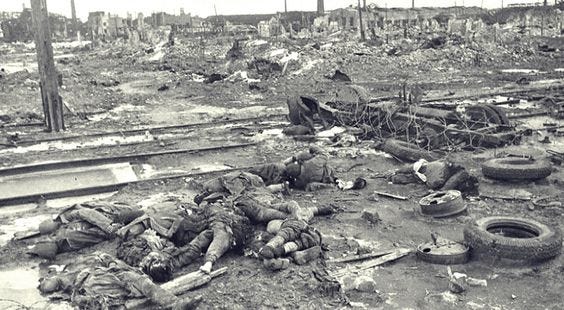 The Master Race in bundles: German dead in the necropolis of Stalingrad ...