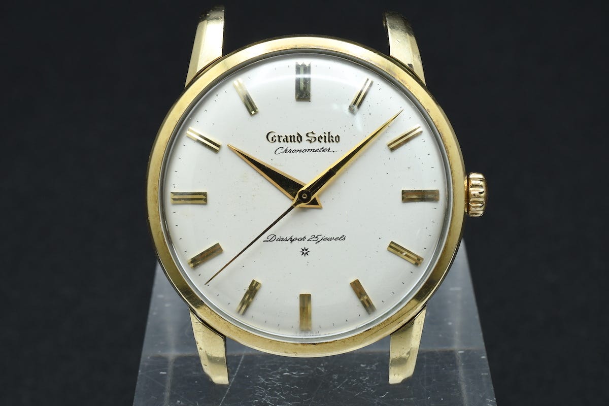 Defective SEIKO GS First Model Ref:J14070E Cal:3180 23 stones 1st Lion Medallion Hand-wound