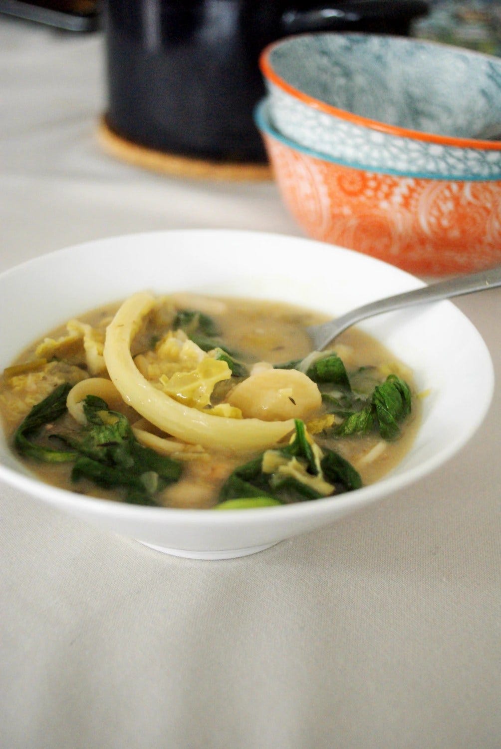 winter vegan minestrone soup