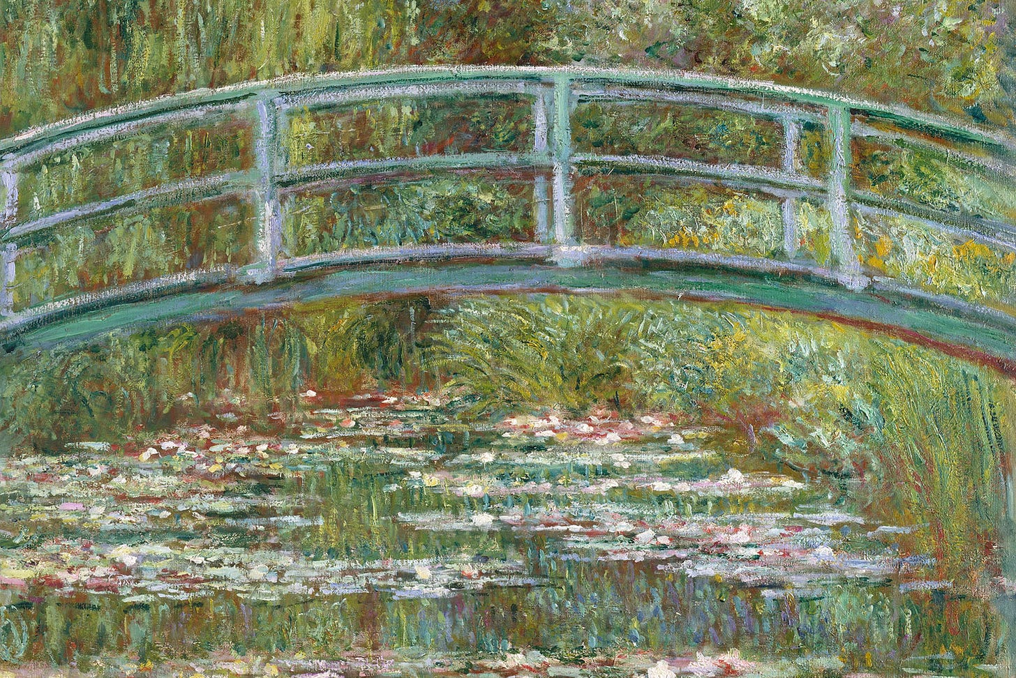 Bridge over a Pond of Water Lilies | Tangerine Development