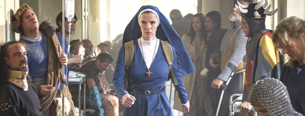 Mrs. Davis': Betty Gilpin As A Nun For Damon Lindelof Show