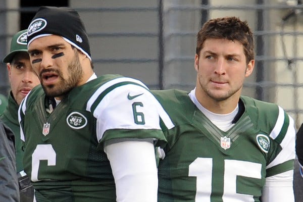 tim tebow not liking mark sanchez on philadelphia eagles