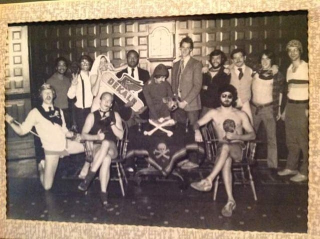 r/mildlyinteresting - My dad's Skull and Bones Yale fraternity picture from the 70s