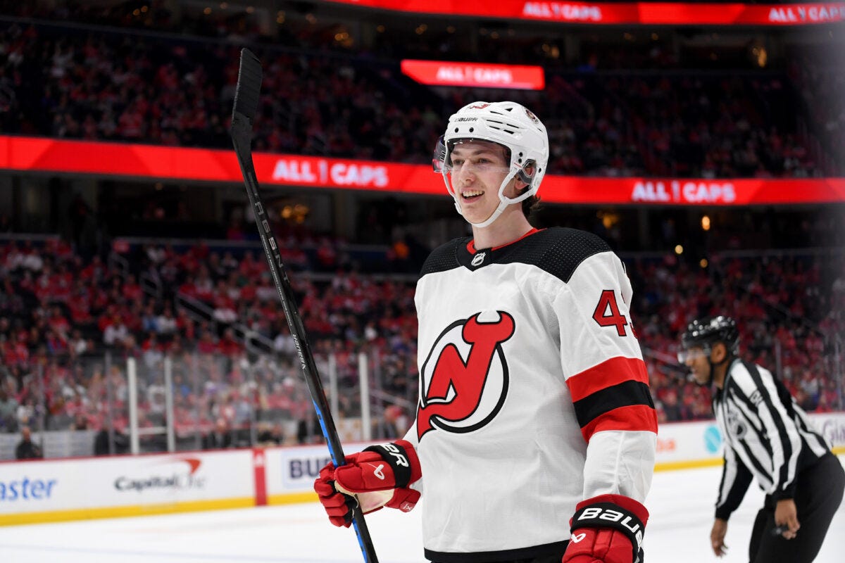 Luke Hughes New Jersey Devils