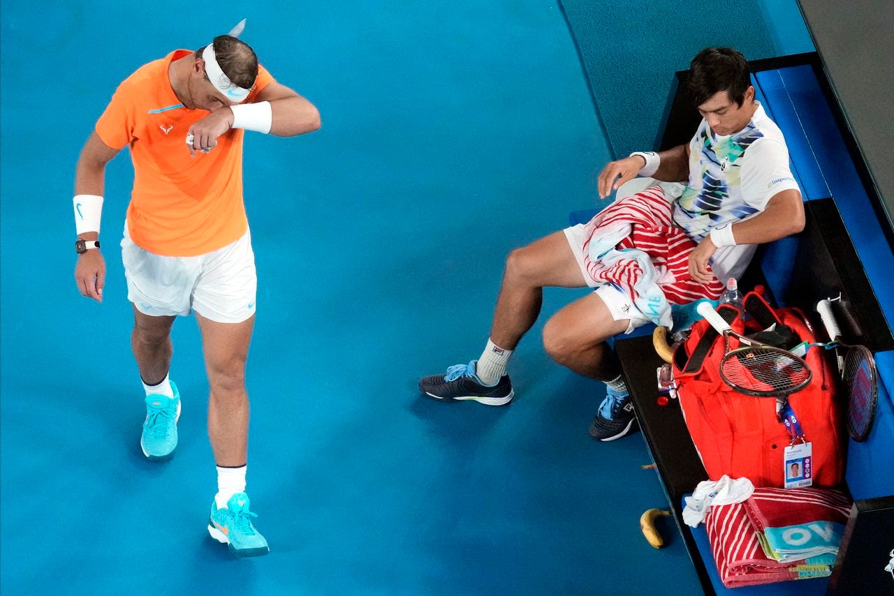 Clearly hurting, Rafael Nadal loses in 2nd round of Australian Open -  oregonlive.com