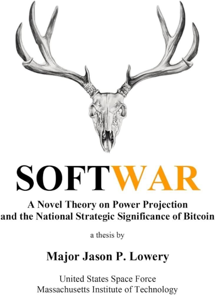 Softwar: A Novel Theory on Power Projection and the National Strategic  Significance of Bitcoin | Amazon.com.br