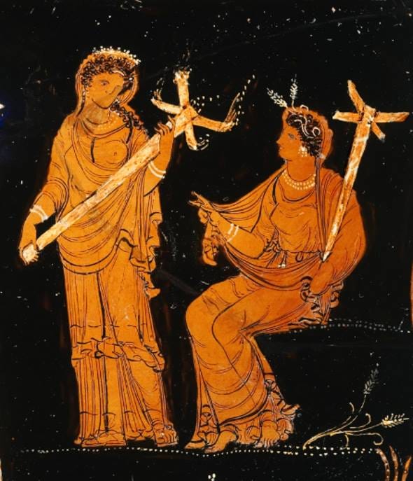 Calendar for the Eleusinian Mysteries (IV Year of the 698th Olympiad) |  HELLENISMO