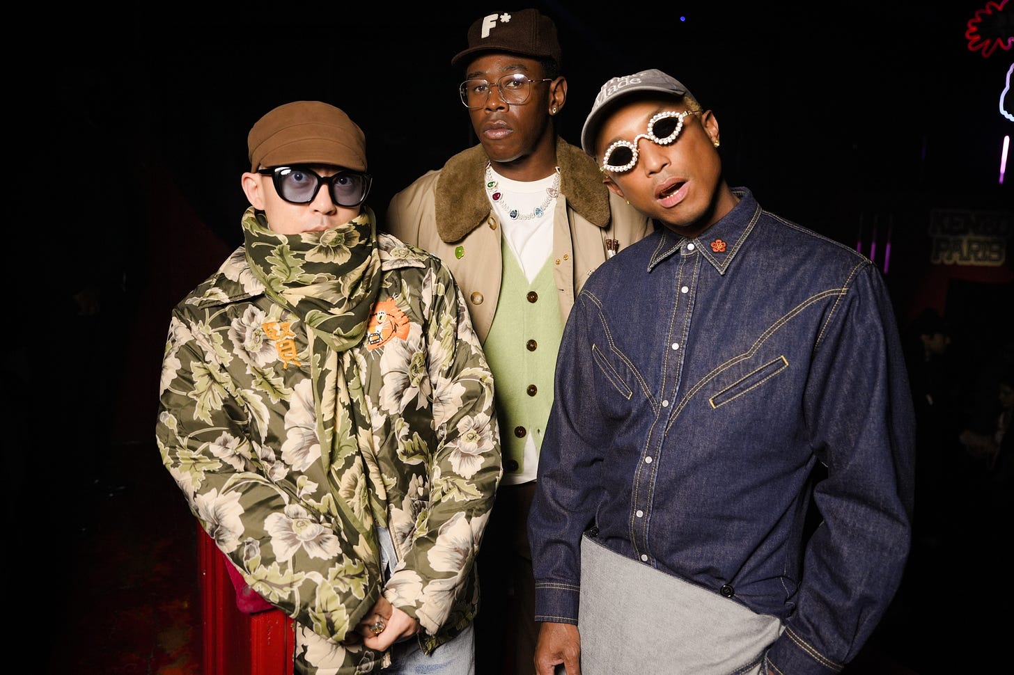 Inside Kenzo's Circus: Pharrell, Tyga and Tyler the Creator turn out for  Doja Cat's PFW Concert[PHOTOS]