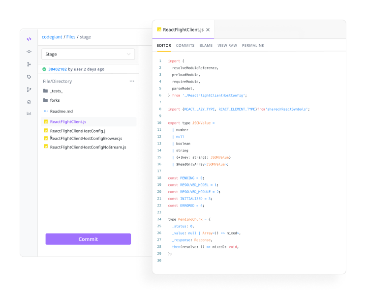 Codegiant Built-in Web IDE