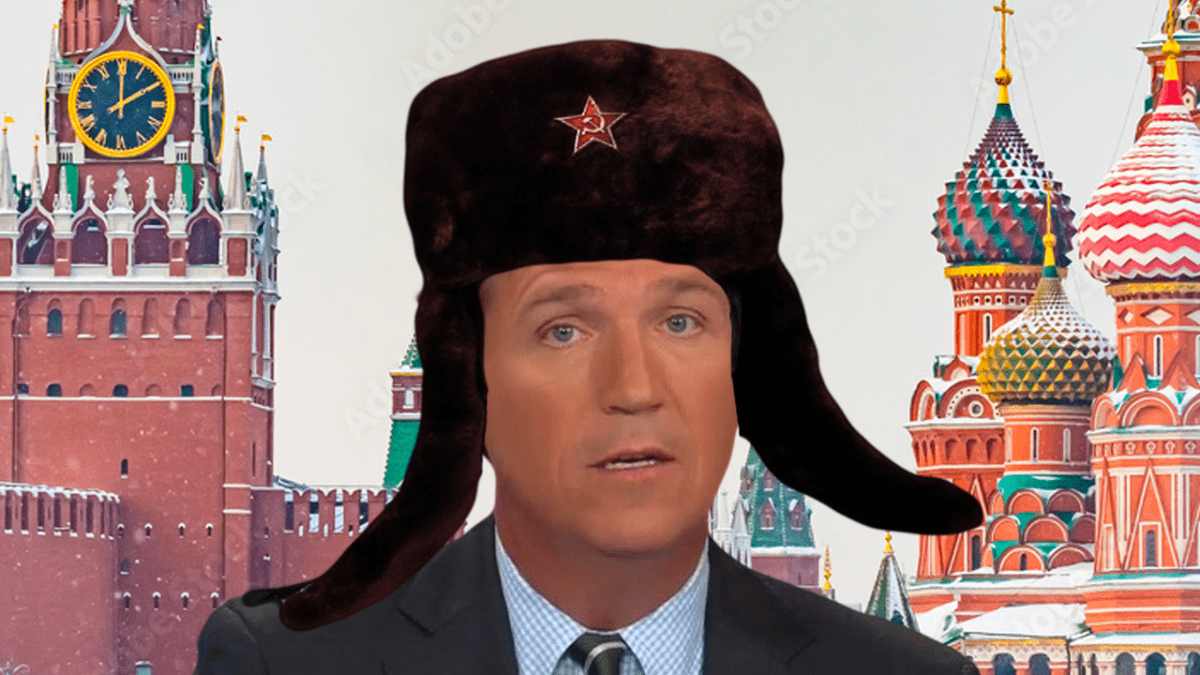 Russian State Media Gushes Over Tucker Carlson in Moscow - MeidasTouch  Network