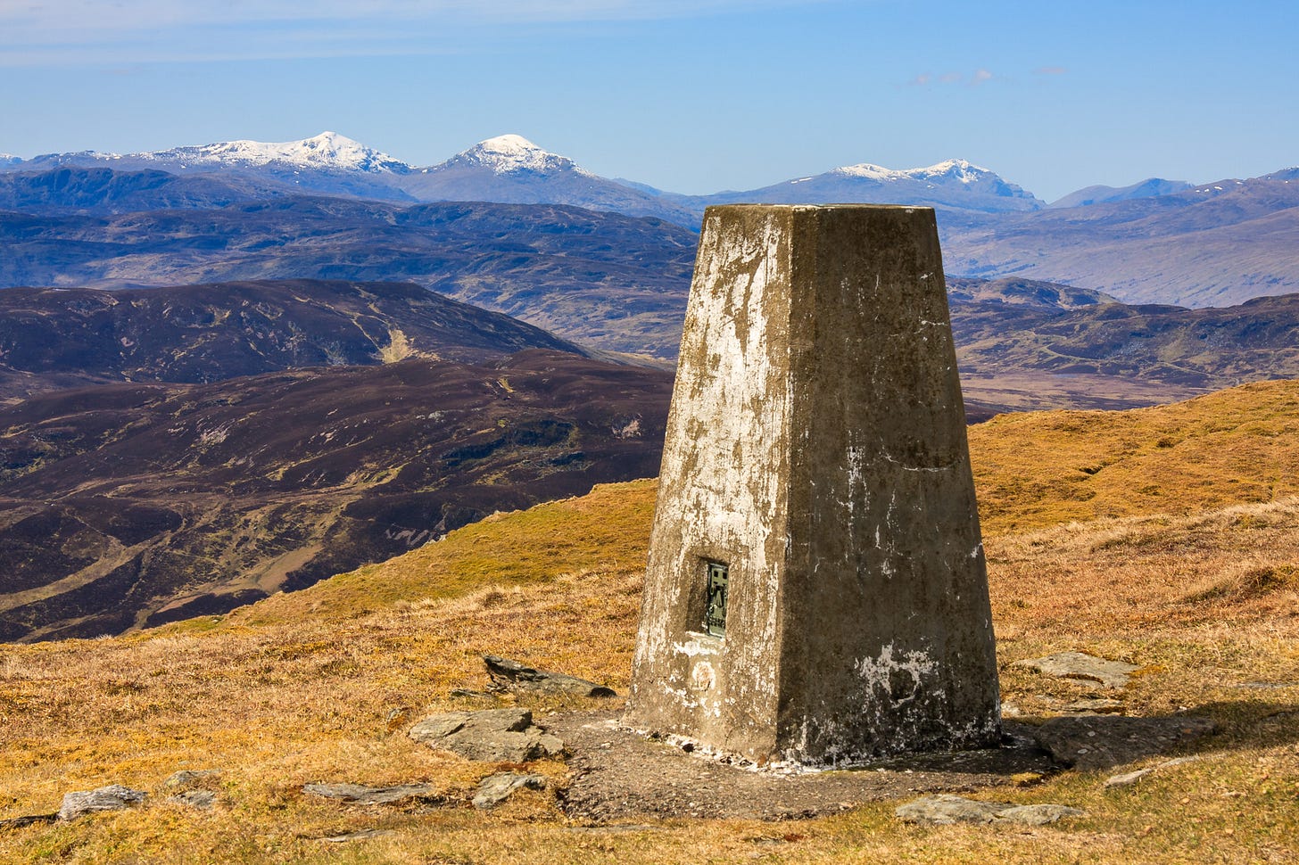 View west from Creag Uchdag to Stob Binnein and Ben More © Felicity Martin 