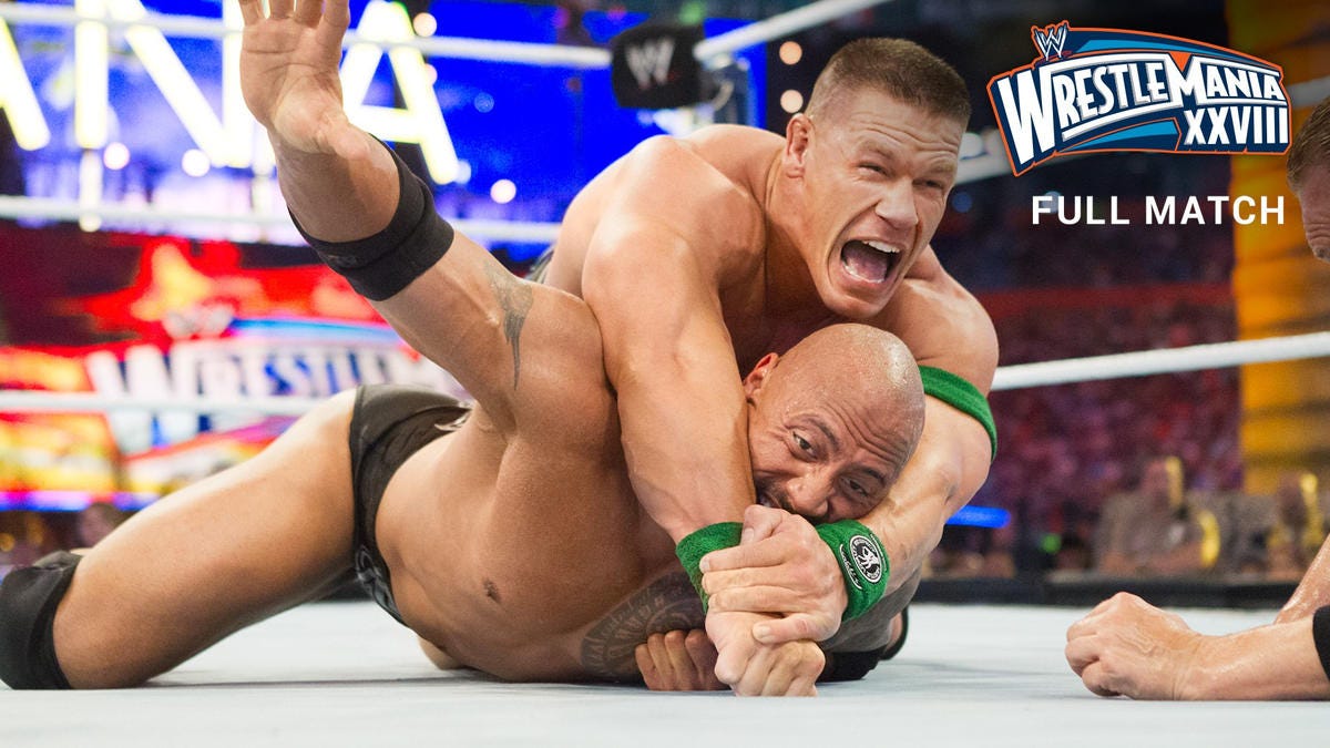 La Roca vs. John Cena: WrestleMania XXVIII | WWE