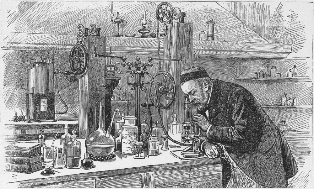 Louis Pasteur (1822-1895) Nfrench Chemist And Microbiologist Pasteur In ...