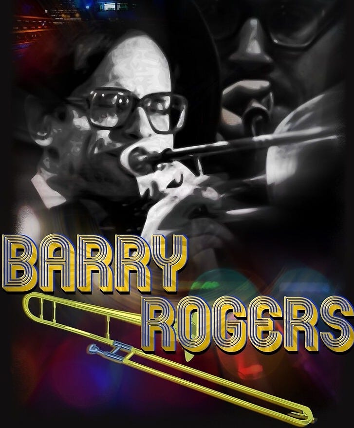 Barry Rogers - Latin Jazz Trombonist | Photographic Print