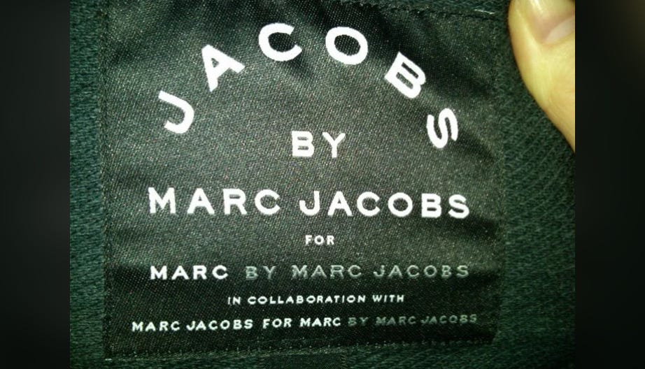 Jacobs by Marc Jacobs for Marc by Marc Jacobs in collaboration with Marc Jacobs for Marc by Marc Jacobs