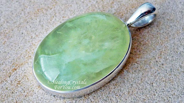 Green Prehnite Pendant