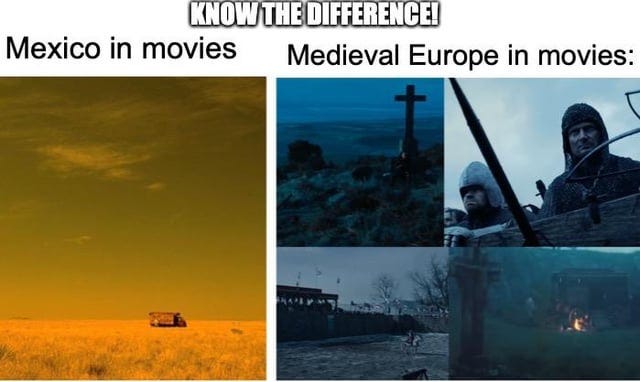 Love me some blue filter. It's the Dark Ages, after all. : r/HistoryMemes